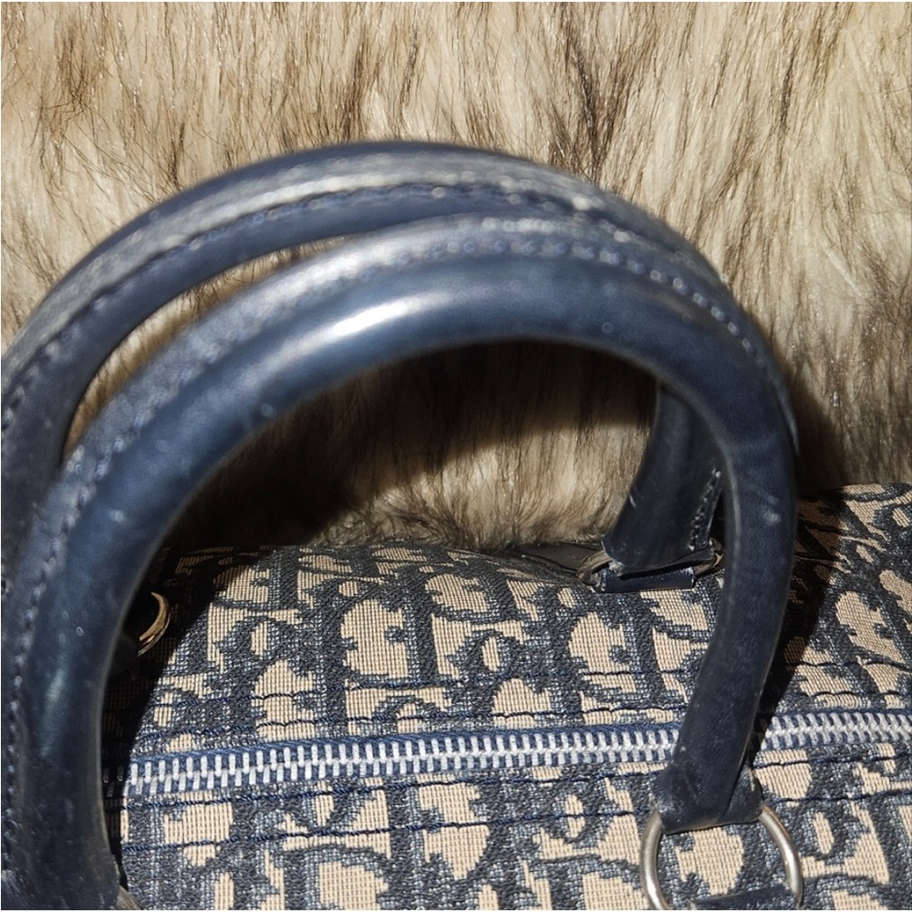 Christian Dior Oblique Trotter Canvas Boston Bag w/COA - Picture 7 of 12